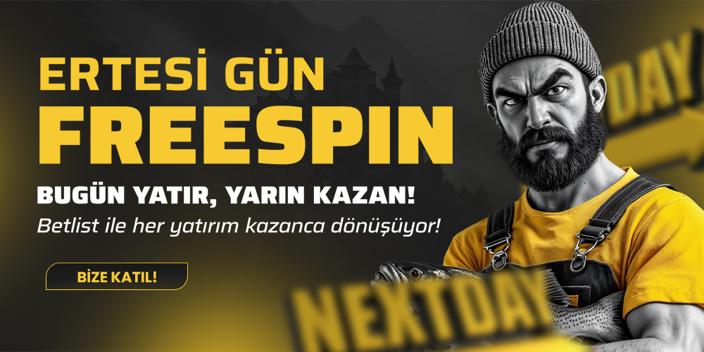 ERTESİ GÜN FREESPİN BONUSU
